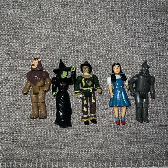 MGM Turner 1988 Wizard Of Oz Posable Figures Set Of 5 Dorothy - Picture 1 of 2
